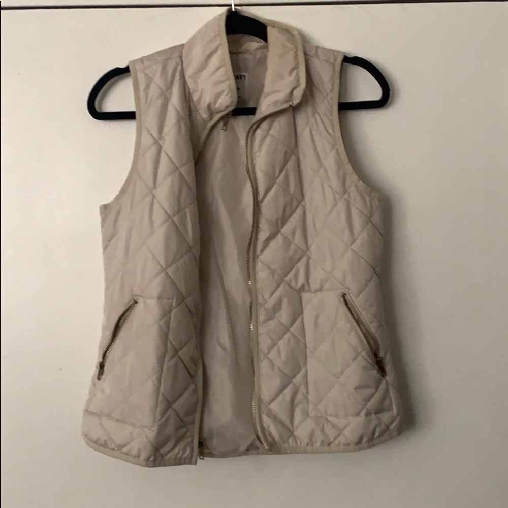 OLD NAVY OFF WHITE VEST